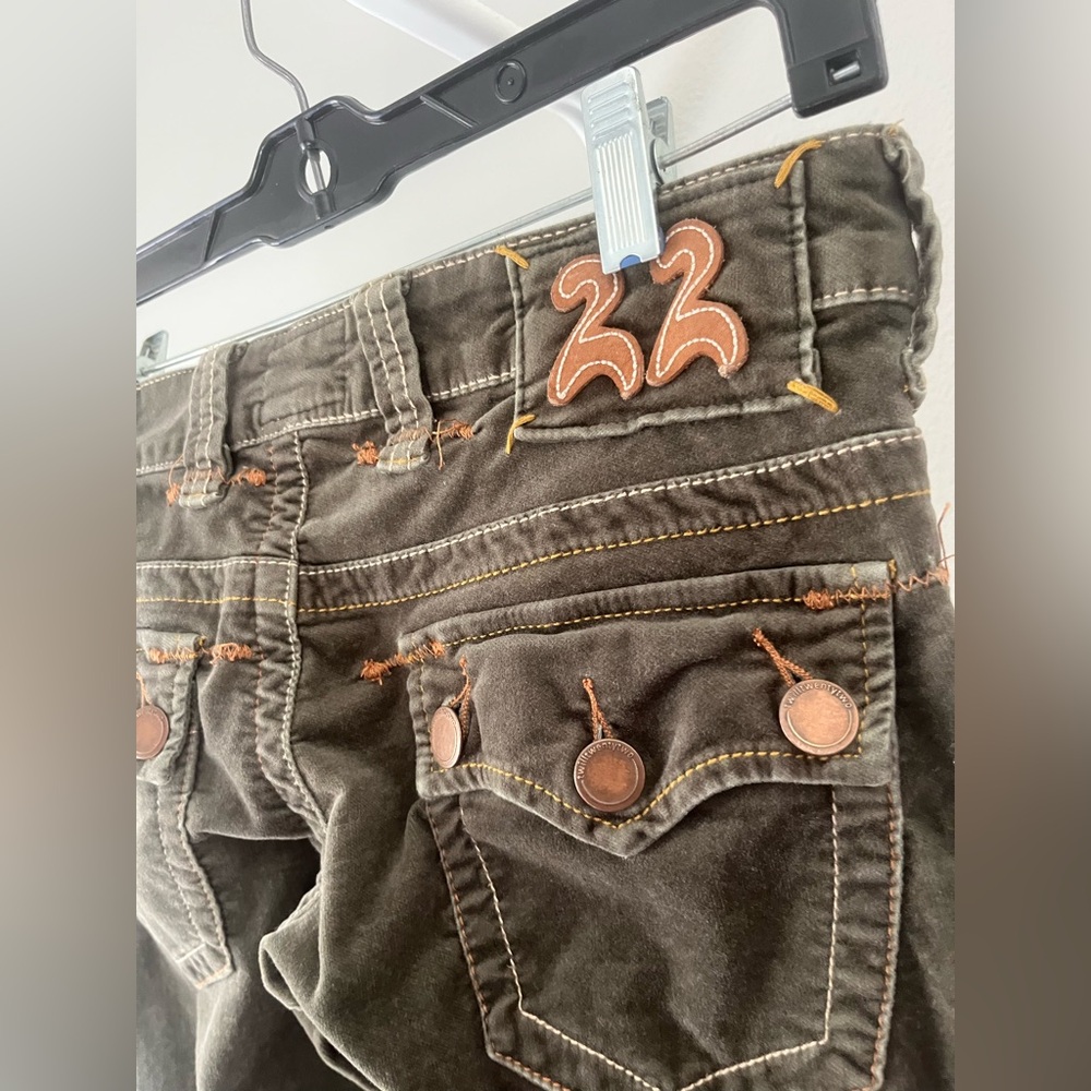 Twill twenty two velvet pants - Picture 2 of 11